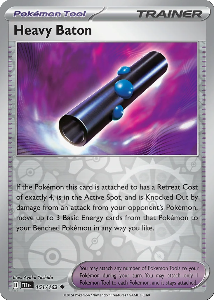 Heavy Baton 151/162 Temporal Forces (Reverse holo)