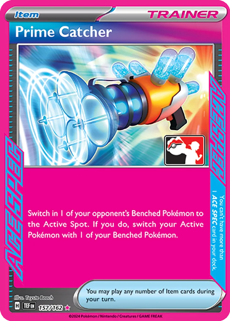 Prime Catcher 157/162 Temporal Forces (Play! Pokémon)