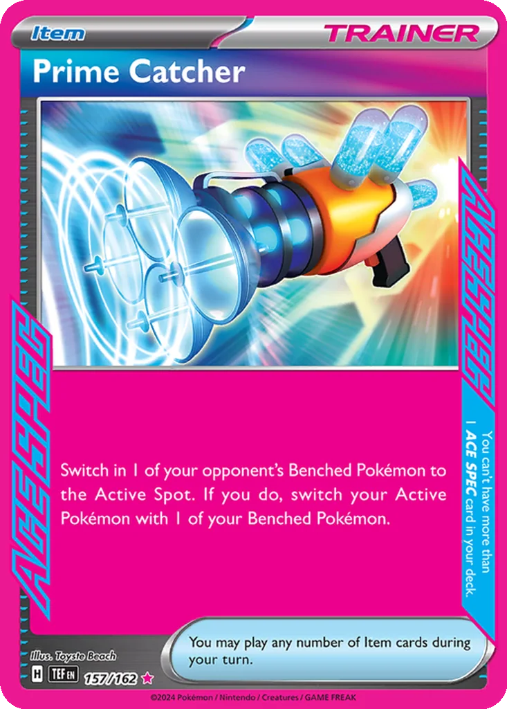 Prime Catcher 157/162 Temporal Forces (World Championships Deck 2025: JP Raging Bolt by Yuya Okita)