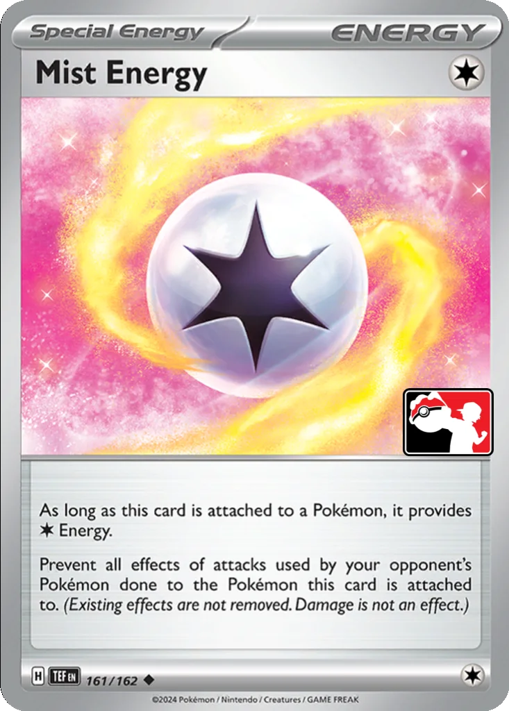 Mist Energy 161/162 Temporal Forces (Play! Pokémon (Cosmos Holo))