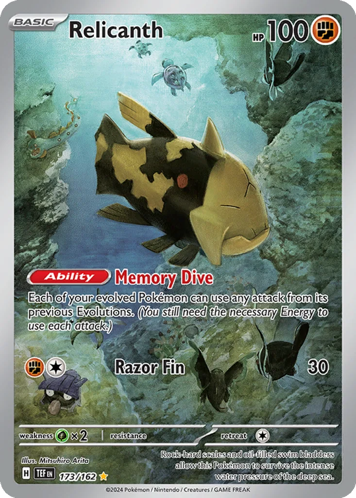 Relicanth 173/162 Temporal Forces (Holo)