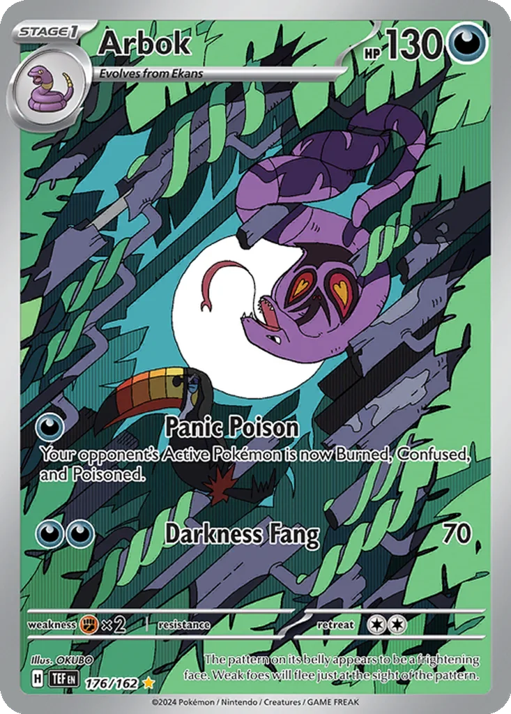 Arbok 176/162 Temporal Forces (Holo)