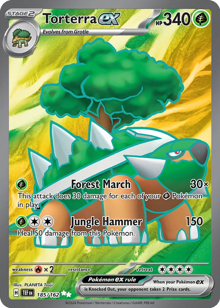 Torterra ex 185/162 Temporal Forces (Holo)