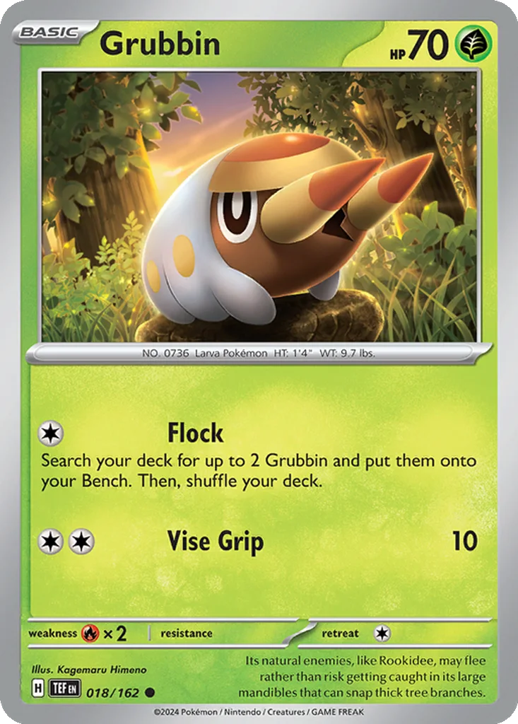 Grubbin 018/162 Temporal Forces (Normal)