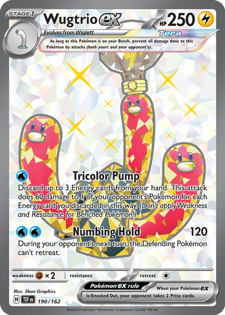 Wugtrio ex 190/162 Temporal Forces (Holo)