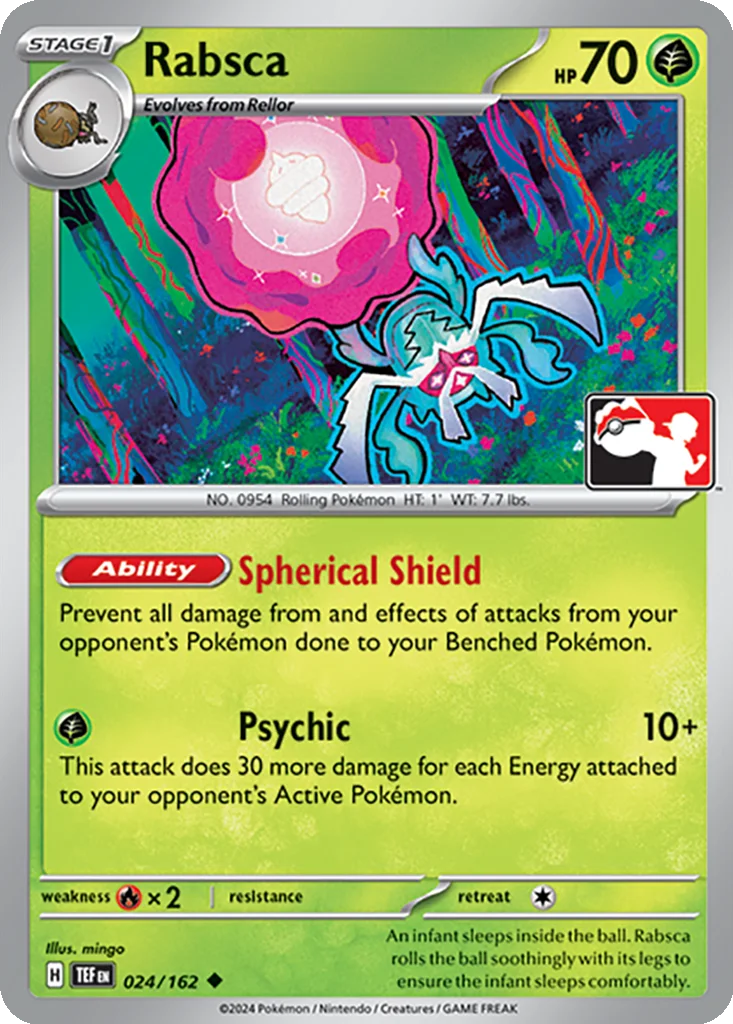 Rabsca 024/162 Temporal Forces (Play! Pokémon)