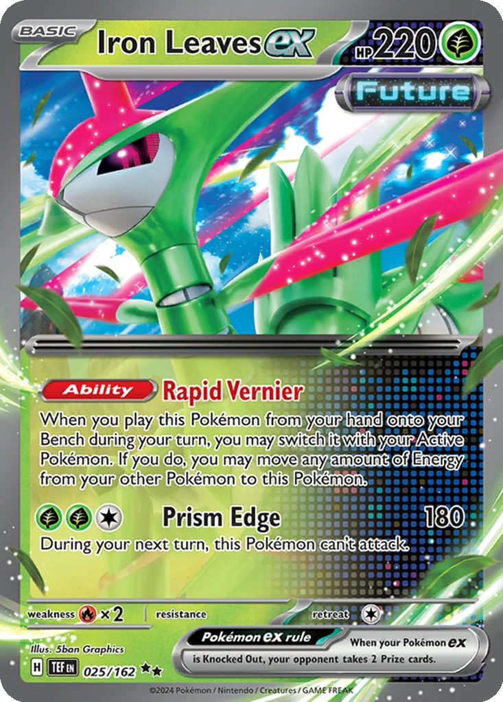 Iron Leaves ex 025/162 Temporal Forces (Holo)