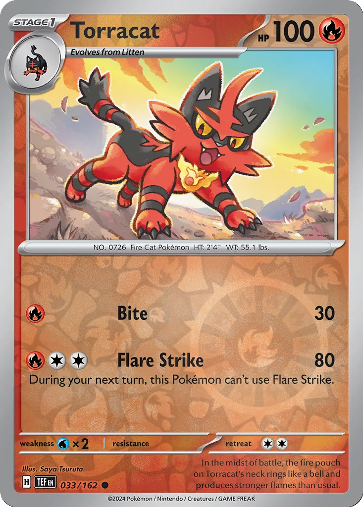 Torracat 033/162 Temporal Forces (Reverse holo)