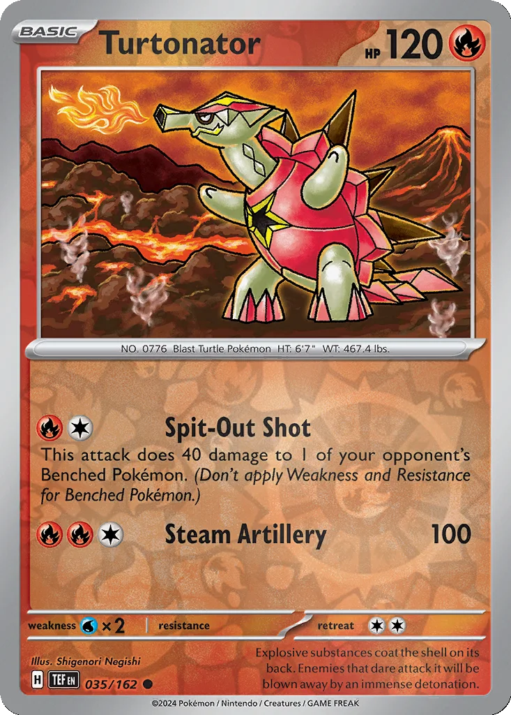 Turtonator 035/162 Temporal Forces (Reverse holo)