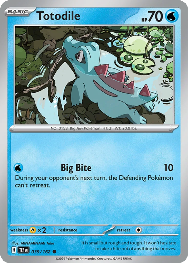 Totodile 039/162 Temporal Forces (Normal)
