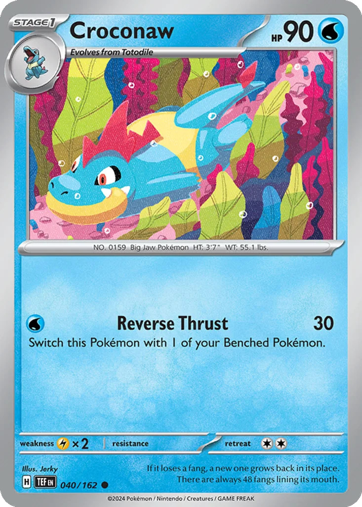 Croconaw 040/162 Temporal Forces (Normal)
