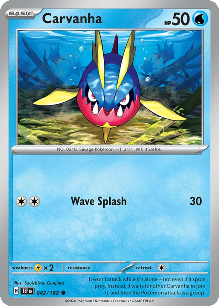 Carvanha 042/162 Temporal Forces (Normal)