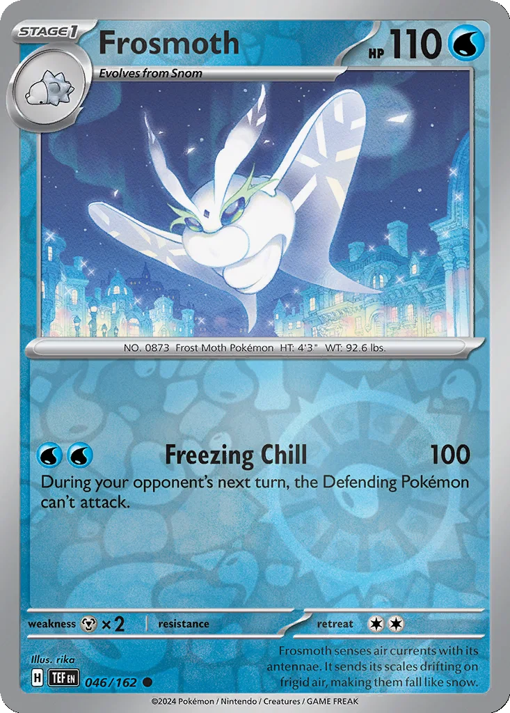 Frosmoth 046/162 Temporal Forces (Reverse holo)