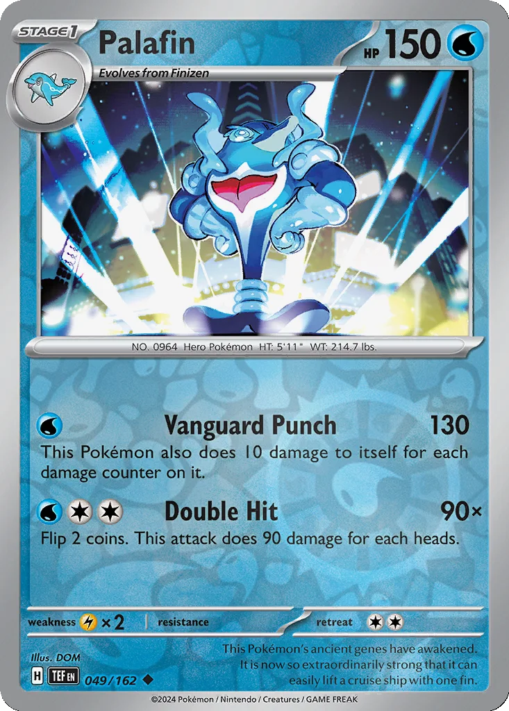 Palafin 049/162 Temporal Forces (Reverse holo)