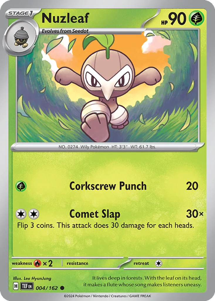 Nuzleaf 004/162 Temporal Forces (Normal)