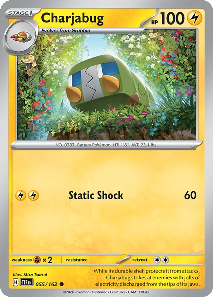 Charjabug 055/162 Temporal Forces (Normal)