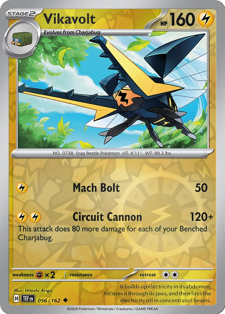 Vikavolt 056/162 Temporal Forces (Reverse holo)