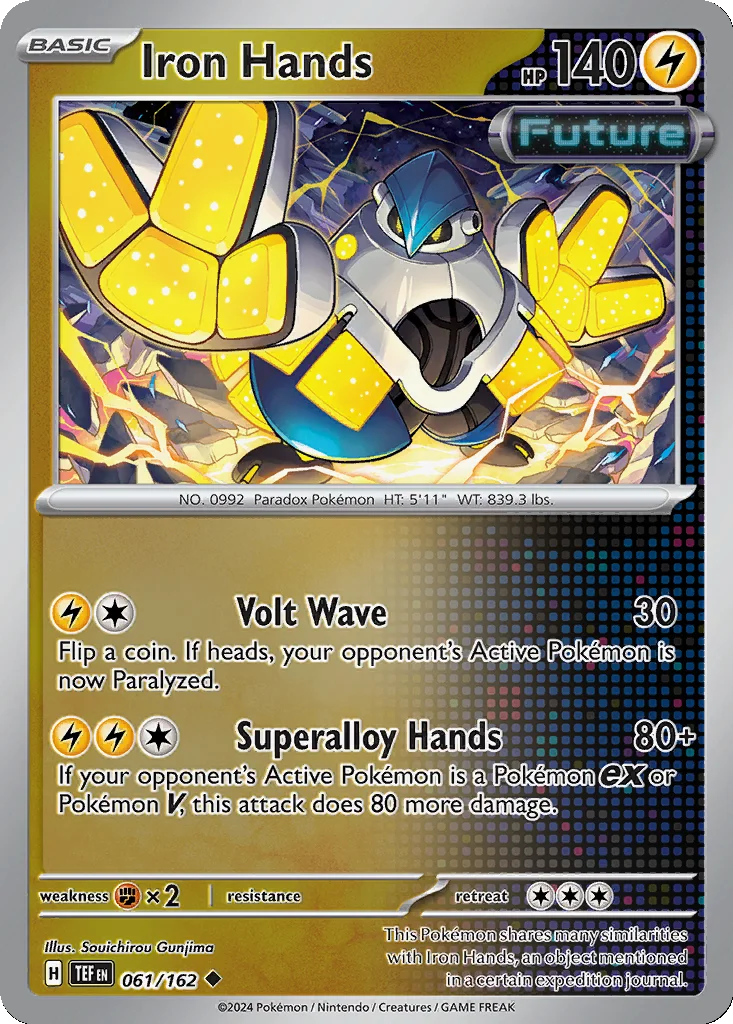 Iron Hands 061/162 Temporal Forces (Reverse holo)