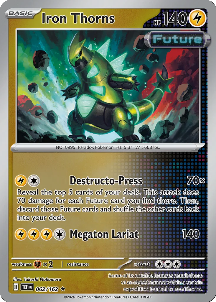 Iron Thorns 062/162 Temporal Forces (Reverse holo)