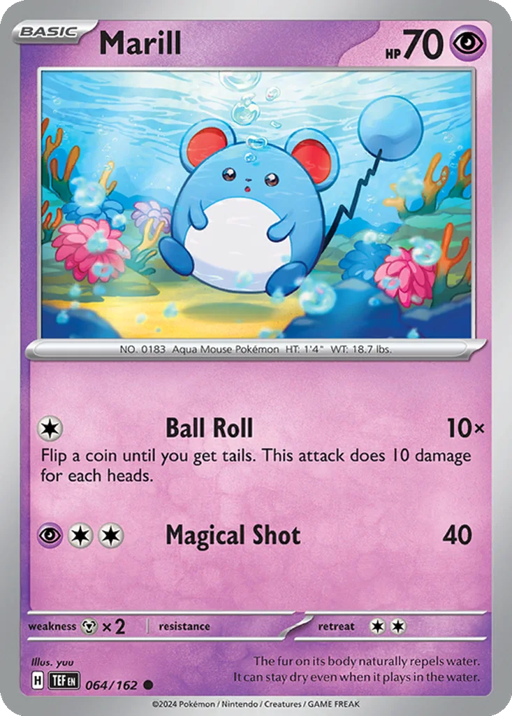 Marill 064/162 Temporal Forces (Normal)