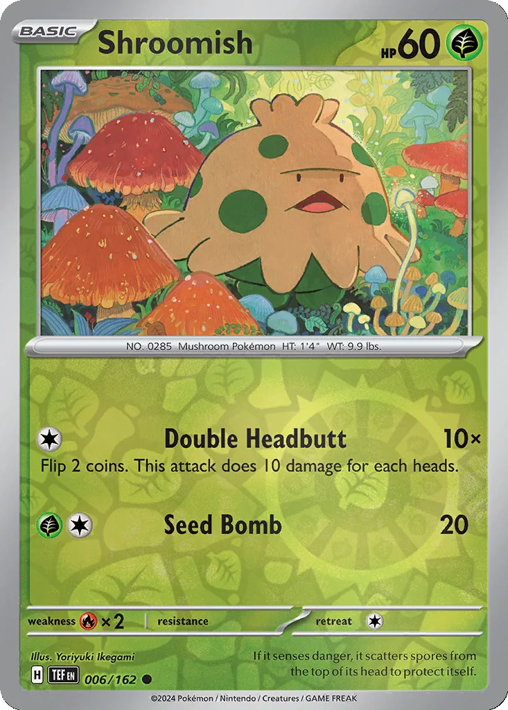 Shroomish 006/162 Temporal Forces (Reverse holo)