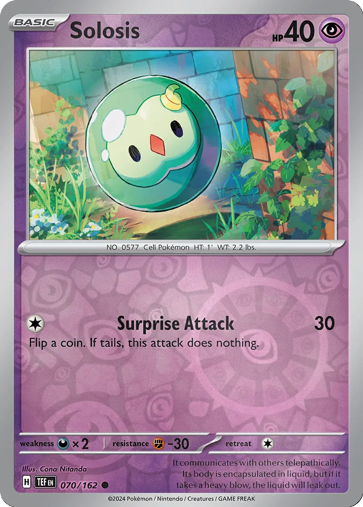 Solosis 070/162 Temporal Forces (Reverse holo)