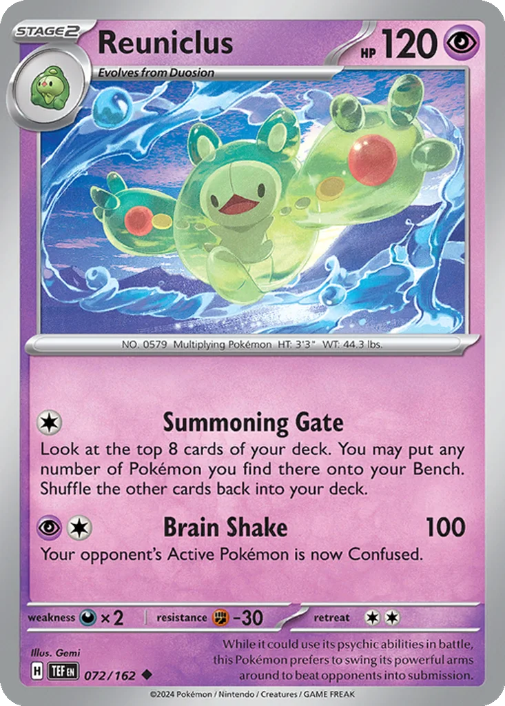 Reuniclus 072/162 Temporal Forces (Normal)