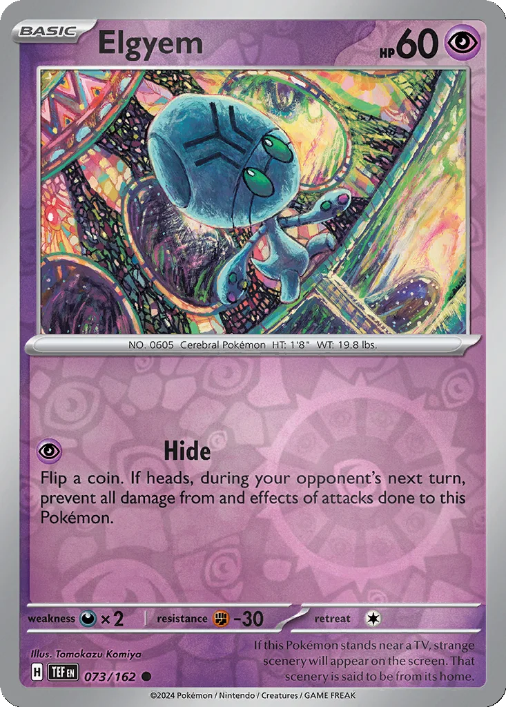 Elgyem 073/162 Temporal Forces (Reverse holo)