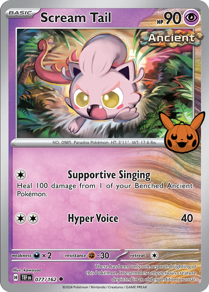 Scream Tail 077/162 Temporal Forces (Trick or Trade 2024)