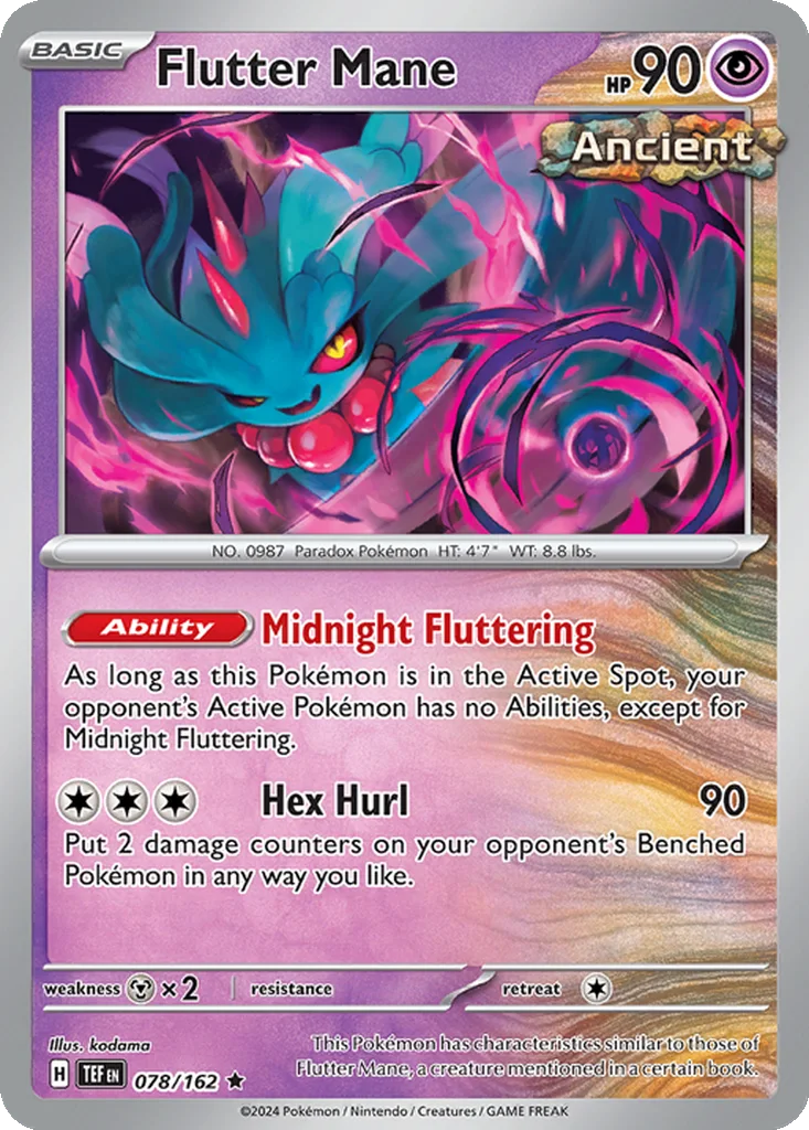 Flutter Mane 078/162 Temporal Forces (Holo)