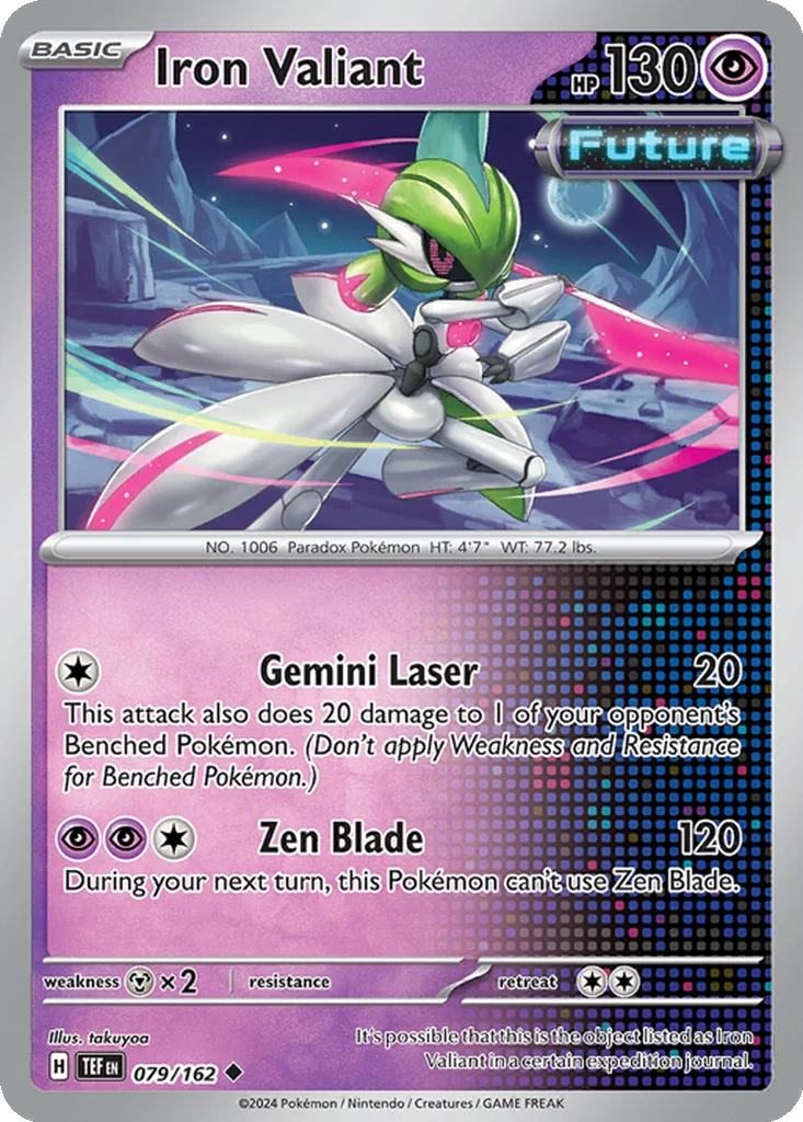 Iron Valiant 079/162 Temporal Forces (Cosmos Holo)