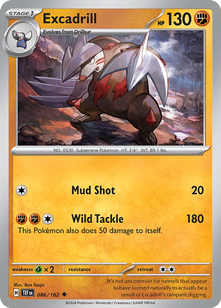 Excadrill 086/162 Temporal Forces (Normal)