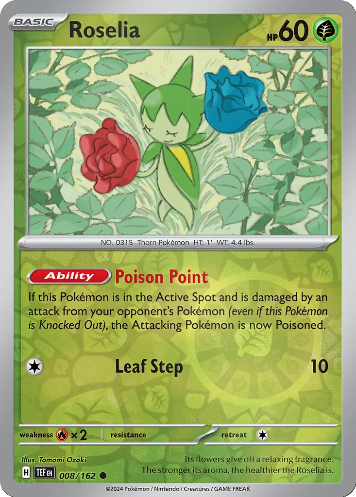 Roselia 008/162 Temporal Forces (Reverse holo)