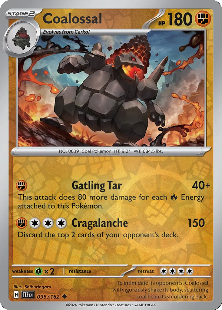 Coalossal 095/162 Temporal Forces (Reverse holo)