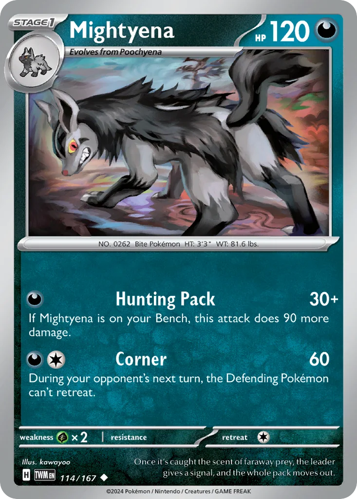 Mightyena 114/167 Twilight Masquerade (Normal)