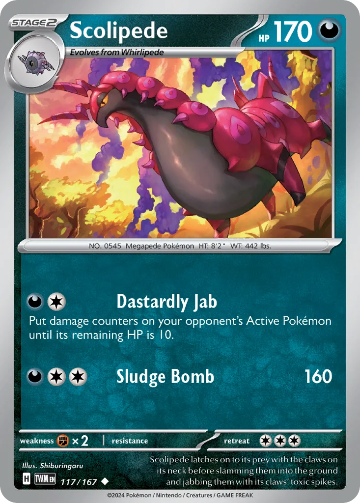 Scolipede 117/167 SV06: Twilight Masquerade (Normal)