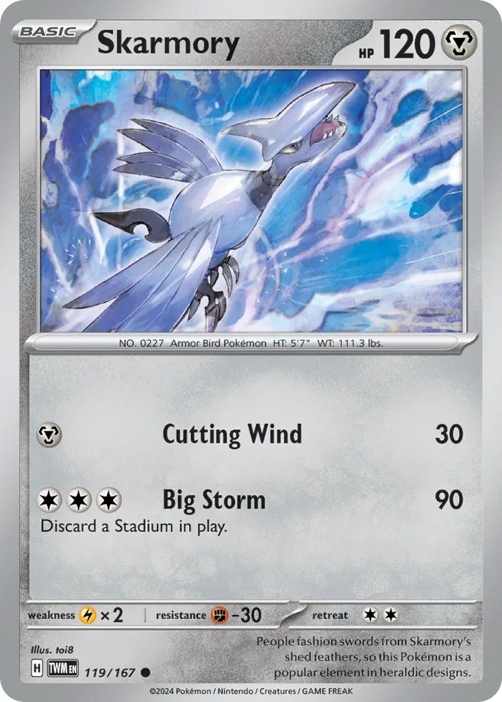 Skarmory 119/167 Twilight Masquerade (Normal)