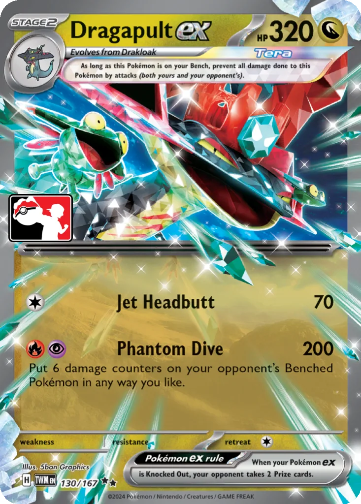 Dragapult ex 130/167 Twilight Masquerade (Play! Pokémon)