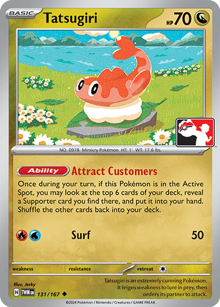 Tatsugiri 131/167 Twilight Masquerade (Play! Pokémon)