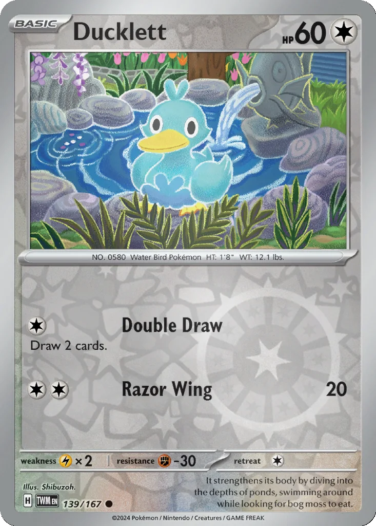 Ducklett 139/167 Twilight Masquerade (Reverse holo)