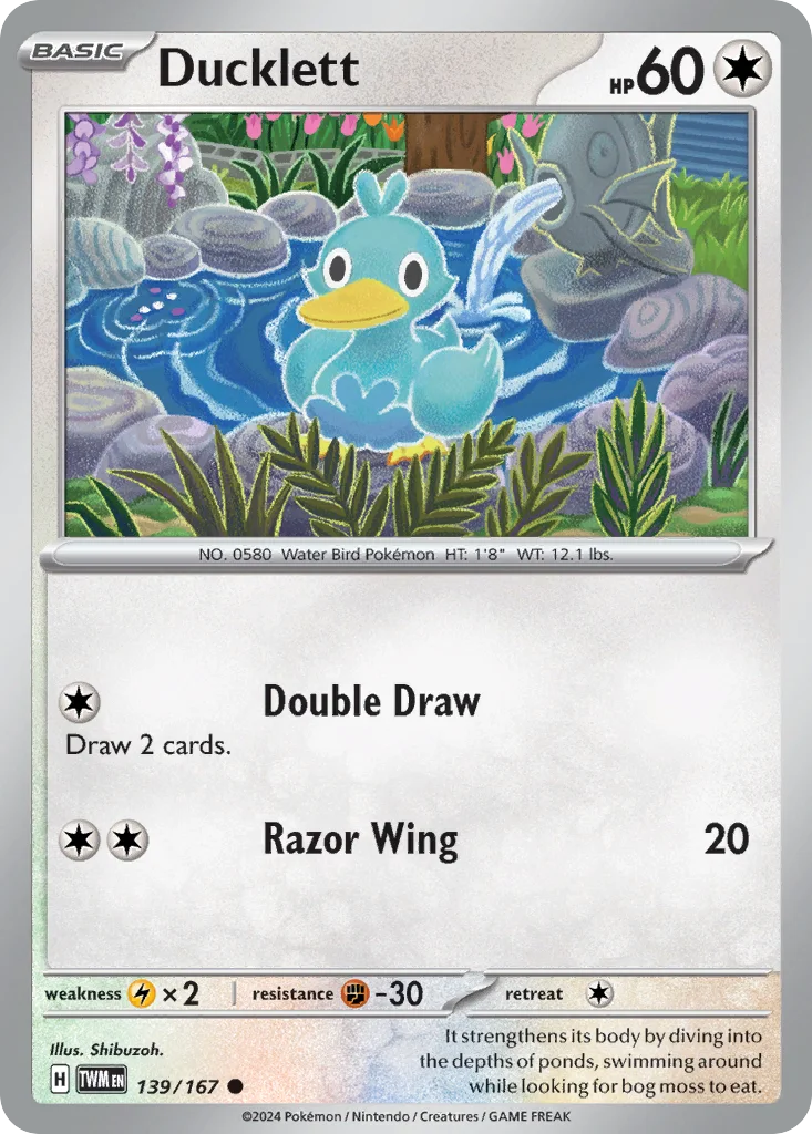Ducklett 139/167 Twilight Masquerade (Normal)