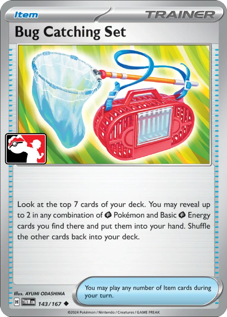 Bug Catching Set 143/167 Twilight Masquerade (Play! Pokémon (Alternate Placement))