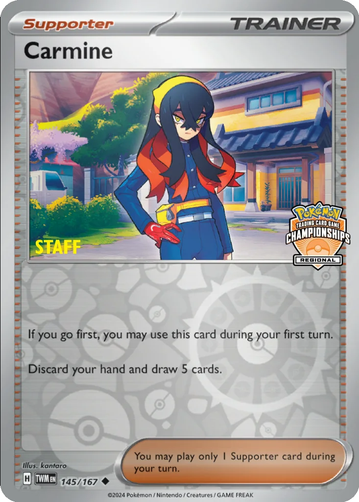Carmine 145/167 Twilight Masquerade (Regional Championships (Staff))