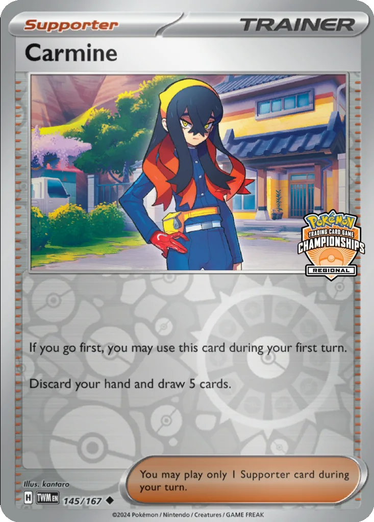Carmine 145/167 Twilight Masquerade (Regional Championships)