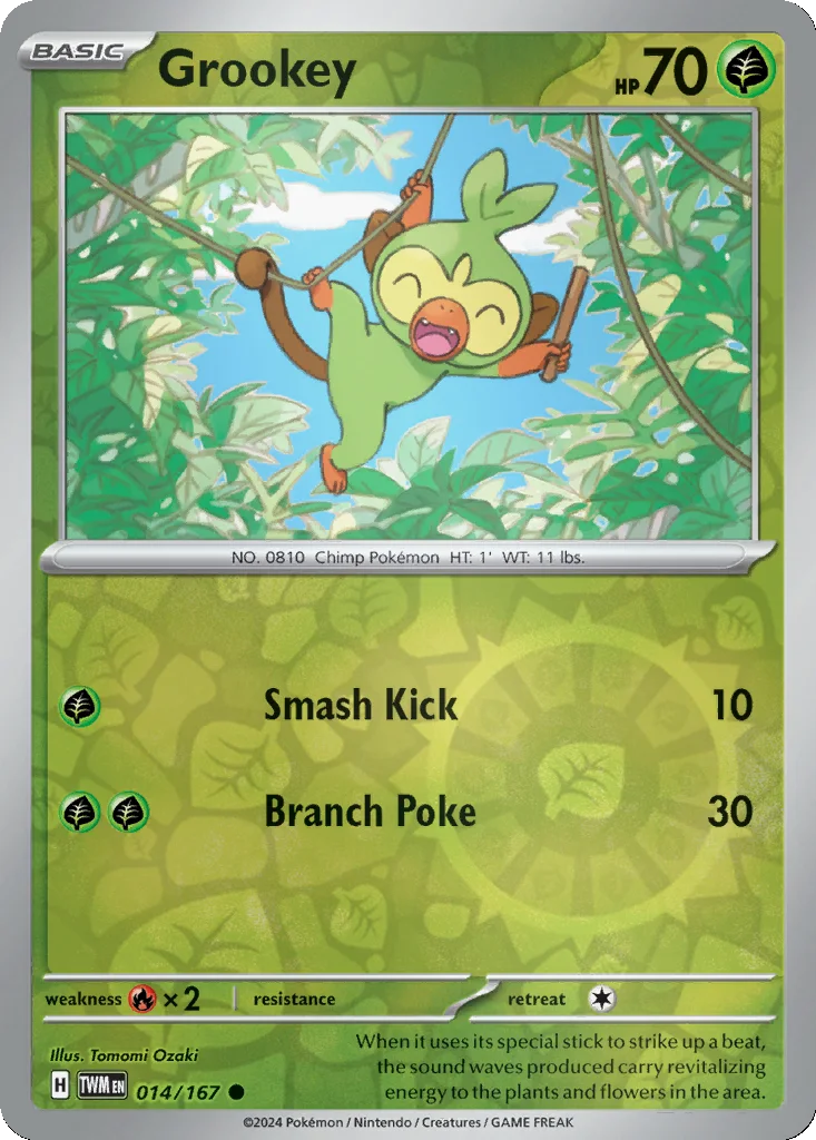 Grookey 014/167 Twilight Masquerade (Reverse holo)