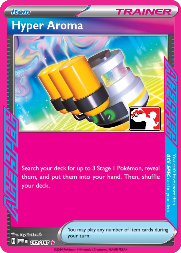 Hyper Aroma 152/167 Twilight Masquerade (Play! Pokémon)