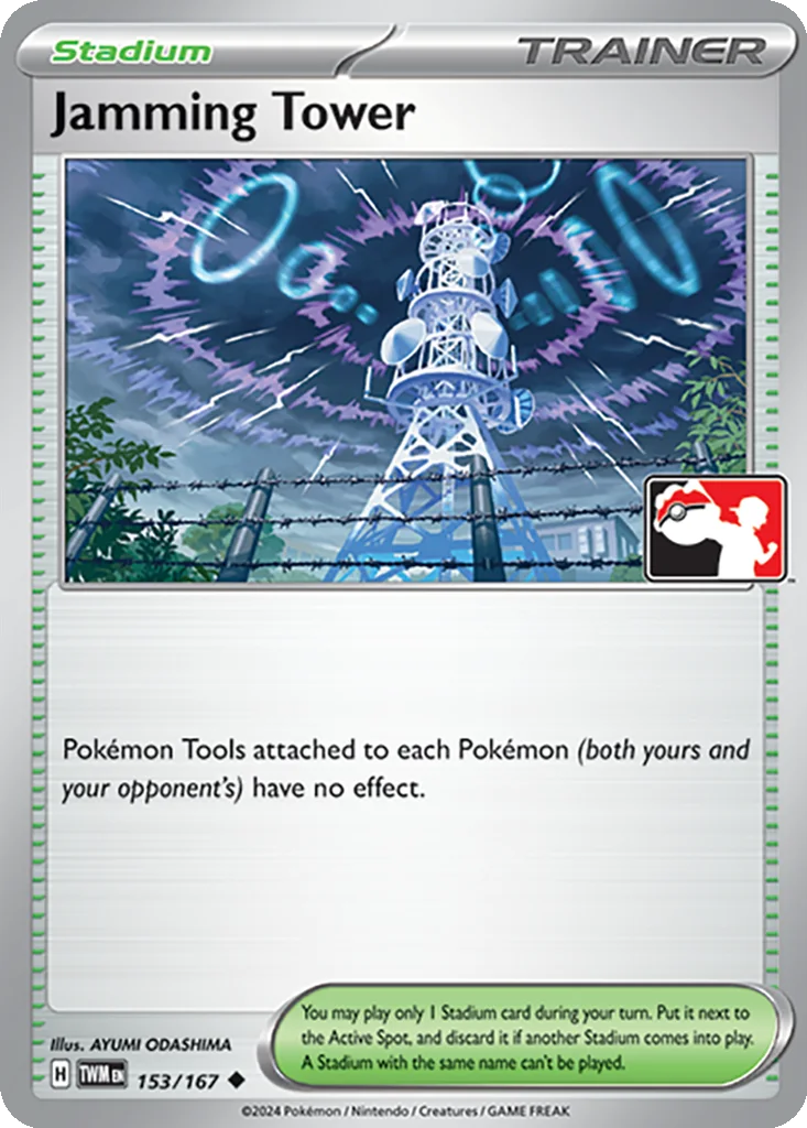Jamming Tower 153/167 Twilight Masquerade (Play! Pokémon)