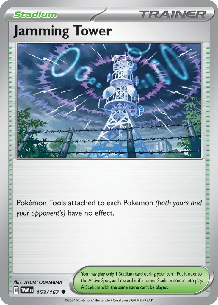 Jamming Tower 153/167 Twilight Masquerade (World Championships Deck 2025: JP Raging Bolt by Yuya Okita)
