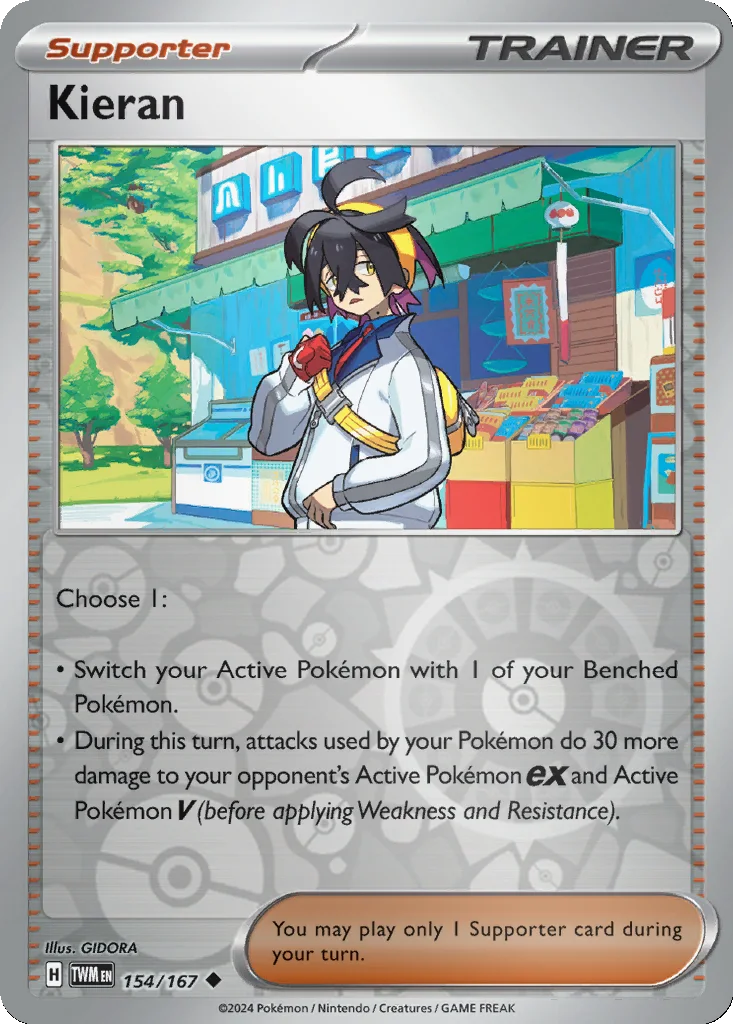 Kieran 154/167 Twilight Masquerade (Reverse holo)