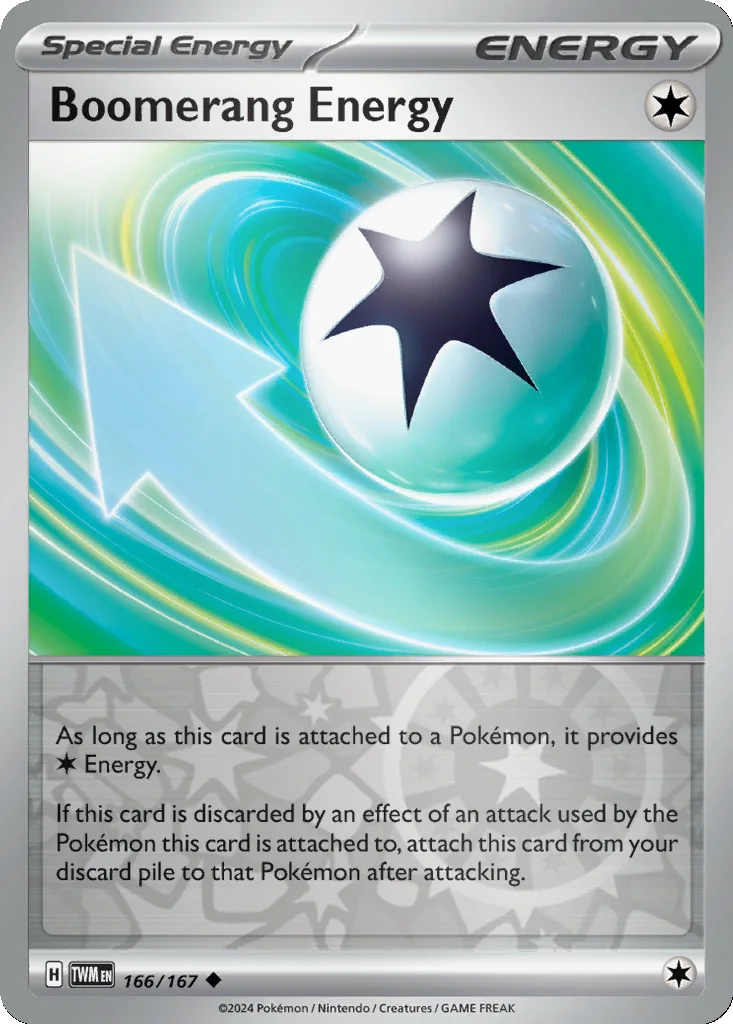 Boomerang Energy 166/167 Twilight Masquerade (Reverse holo)